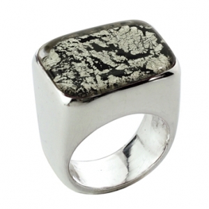 Anello Orizzontale -  Nero  Misura 21