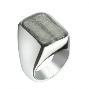 Anello Verticale -  Grigio  Misura 26