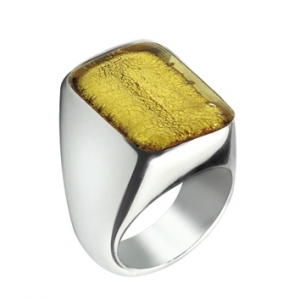 Anello Verticale -  Oro  Misura 14