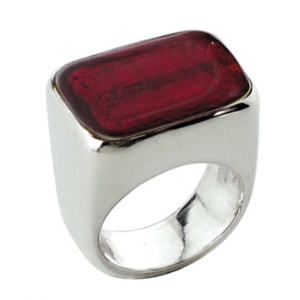 Anello Orizzontale -  Rosso  Misura 15