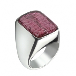 Anello Verticale -  Rubino  Misura 15