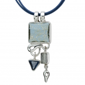 Collana con Quadrato Celeste