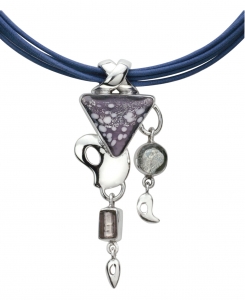 Collana con Triangolo Viola