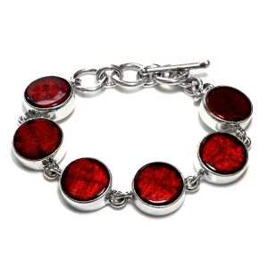 Bracciale Tondi - Rosso