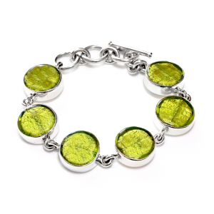 Bracciale Tondi - Verde Chiaro