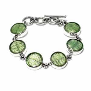 Bracciale Tondi - Verde Giada