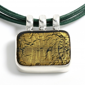 Collana Rettangolo - Verde Oliva