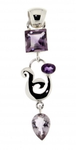Pendente Liberty con Ametista
