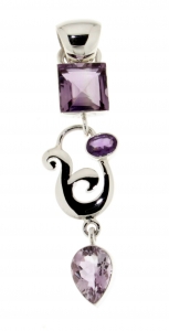 Pendente Liberty con Ametista