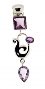 Pendente Liberty con Ametista